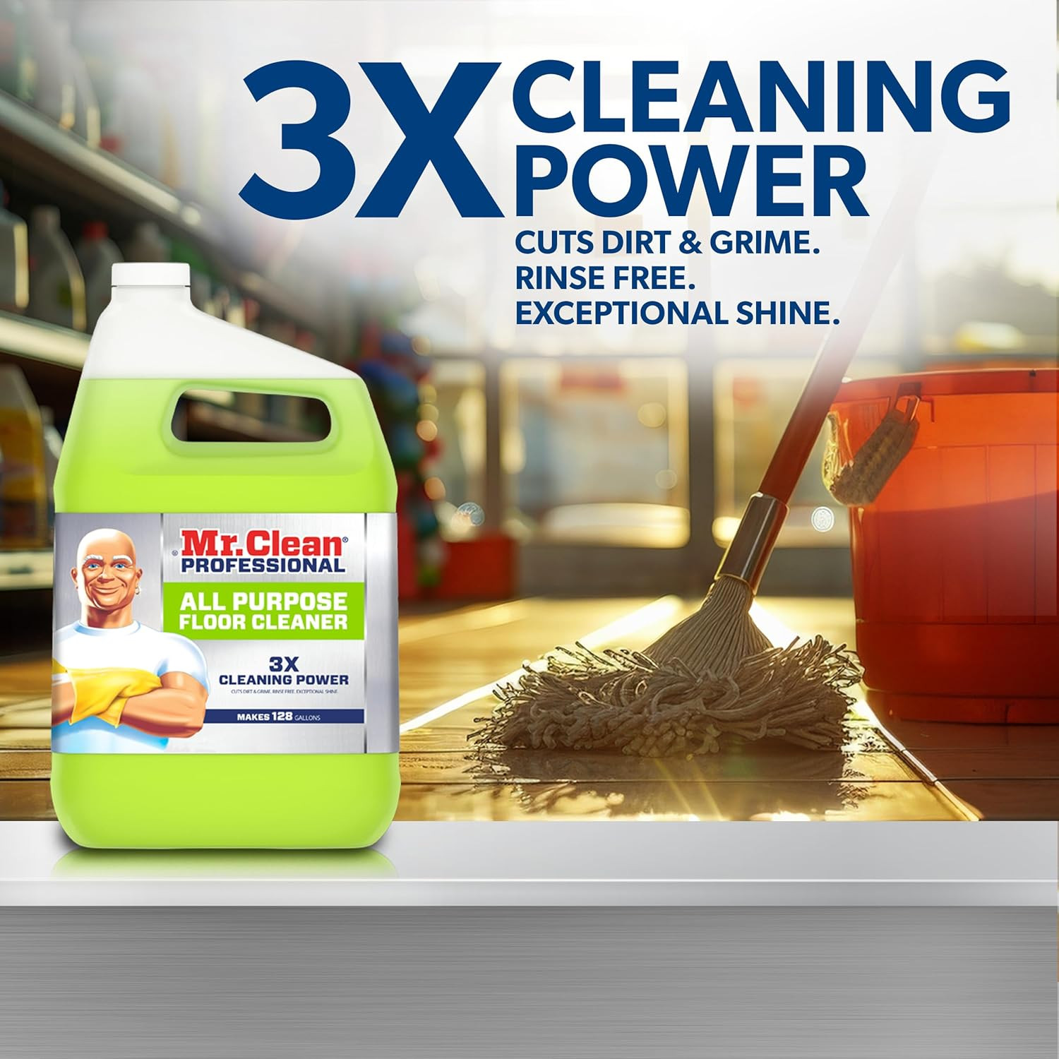 Mr. Clean Professional Bulk Liquid Concentrate Finished Floor Cleaner for Hardwo