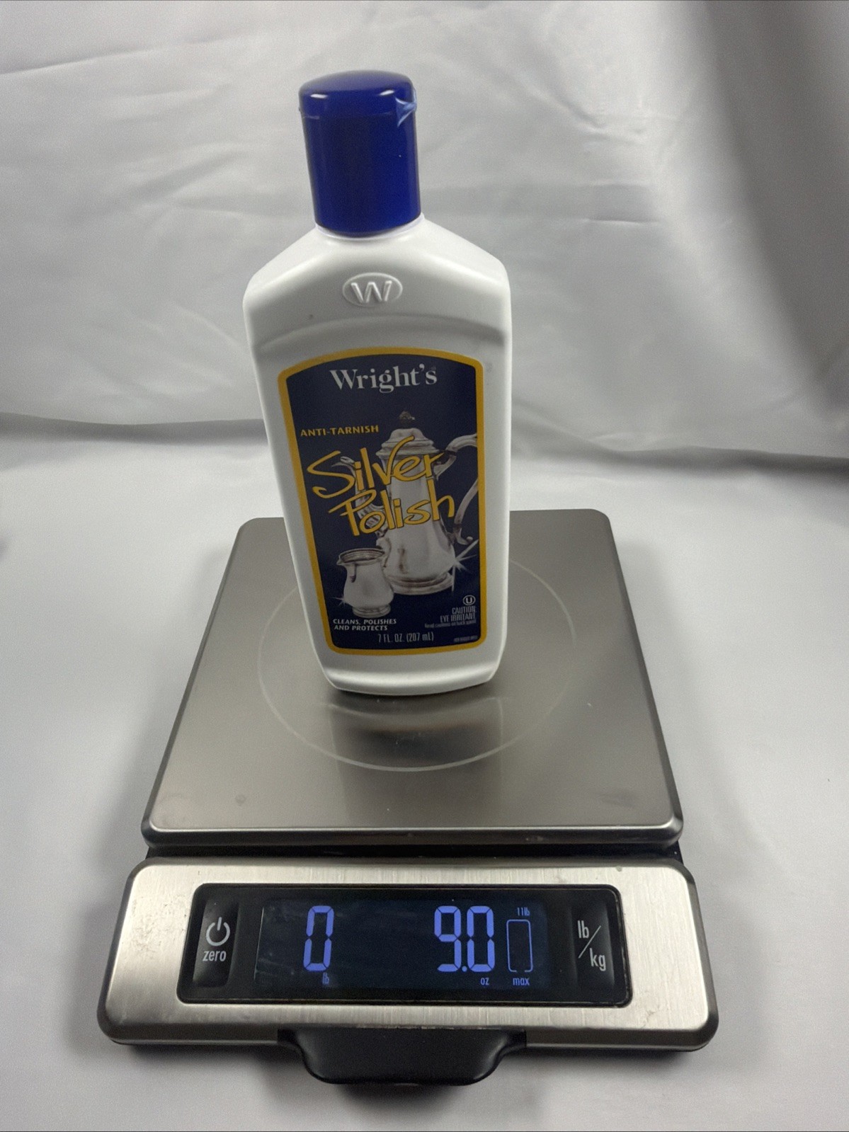 Wright’s Anti Tarnish Silver Polish 7 Oz Cleans Polishes Protects Full
