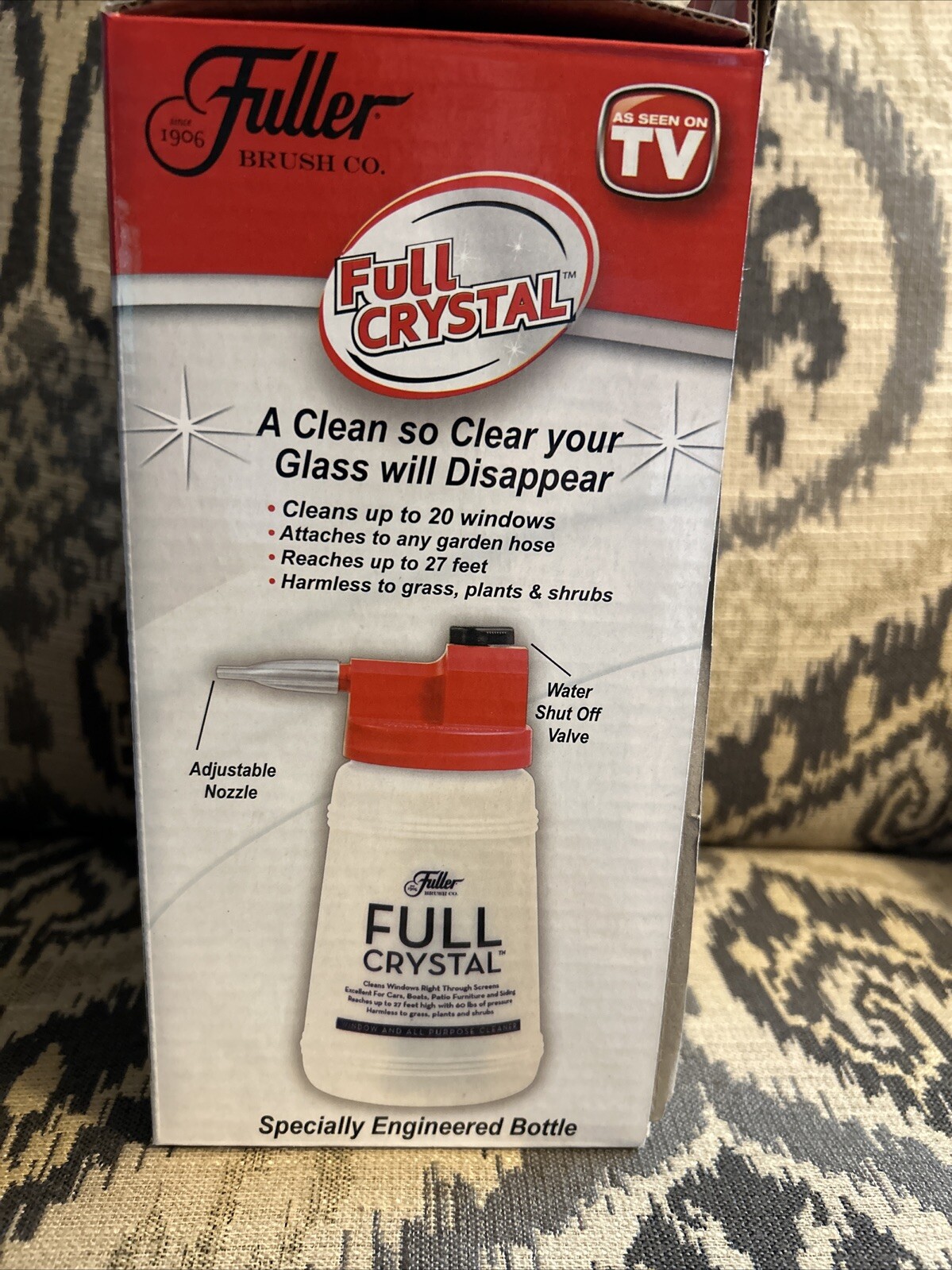 Fuller Brush FBFC-6 Full Crystal Window & Outdoor Surface Cleaner.No Crystal