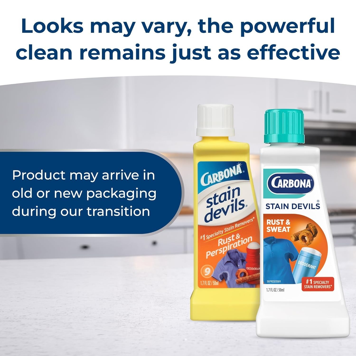 Effortless Rust & Perspiration Stain Cleaner – 1.7 Fl Oz for Soft Fabrics