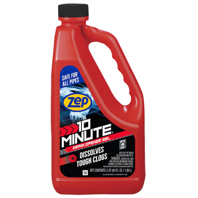 Zep 10 Minute Drain Opener Gel 64 Fluid ounce(s) Drain Cleaner