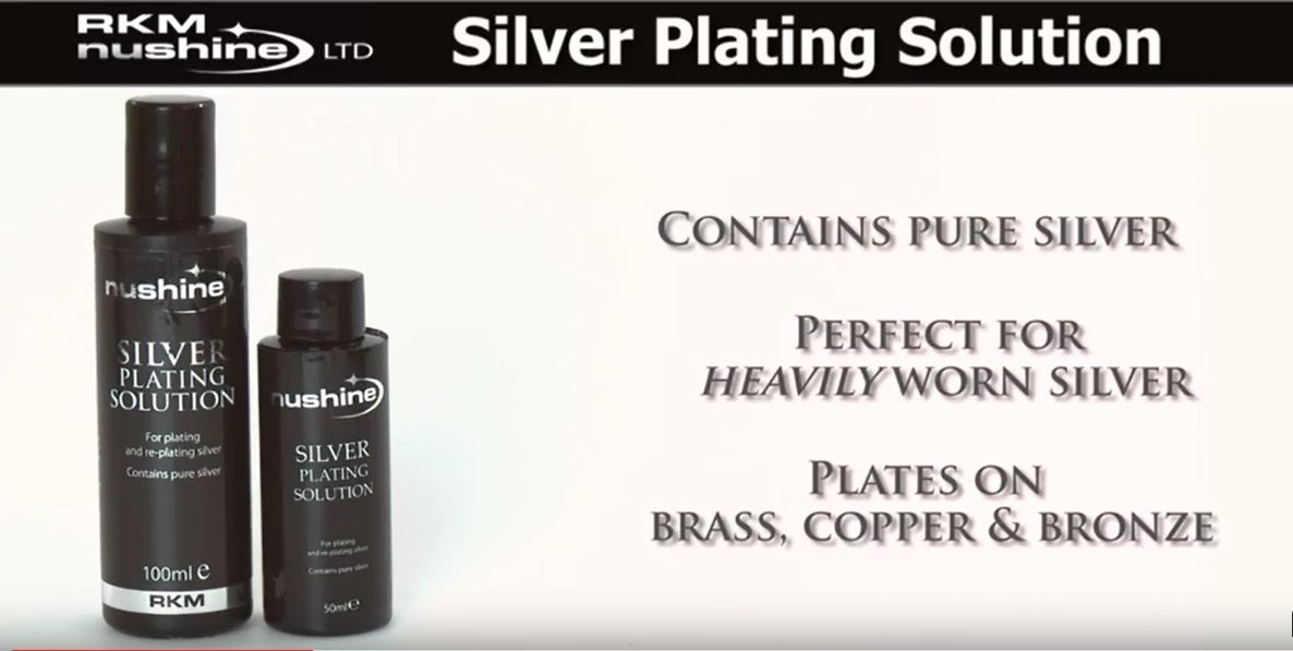Silver Plating Solution 3.4 Oz – Eco-Friendly for Brass, Copper, Bronze