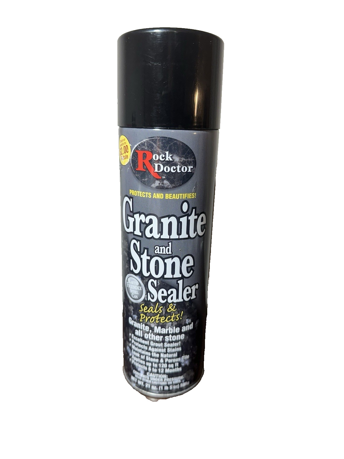 Granite Sealer 22 oz Natural Stone Protector Marble Countertop Water-Based Spray
