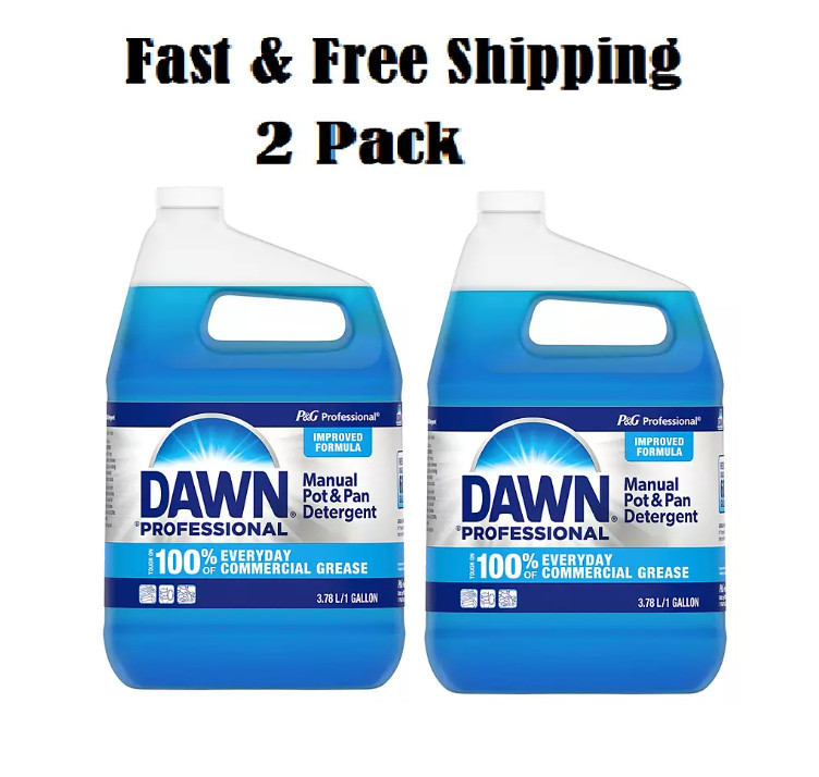 Dawn Professional Dish Detergent, 1 gal. original scent – free shipping (2pk)