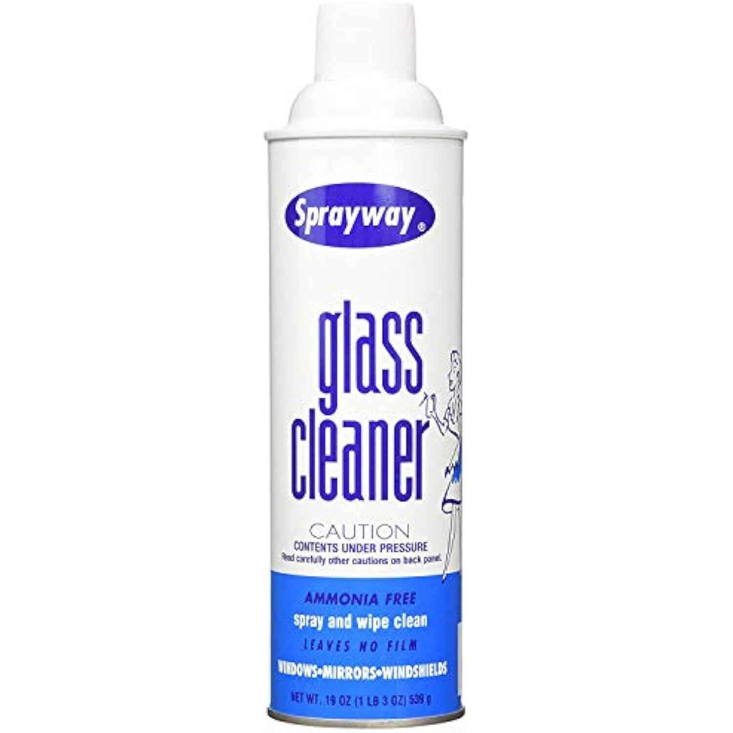 Sprayway Glass Cleaner with Foaming Spray for a Streak-Free Shine for Home and