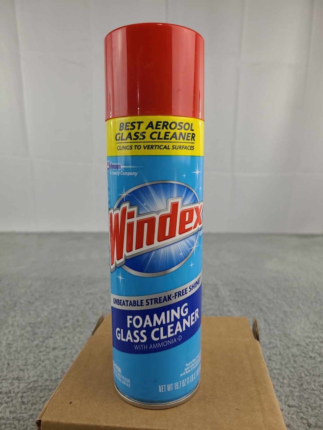 Windex Foaming Glass Cleaner 19.7 oz Liquid Streak Free Window