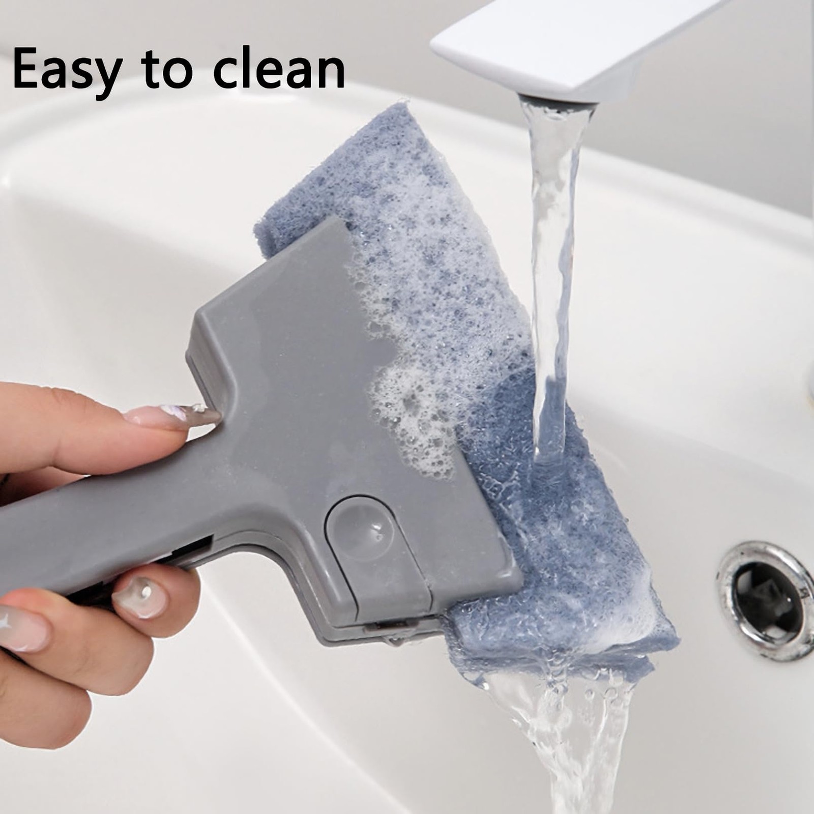 Window Track Cleaner Tool, 4Pcs 4-in-1 Groove Cleaning Brush (with Bristle Br…