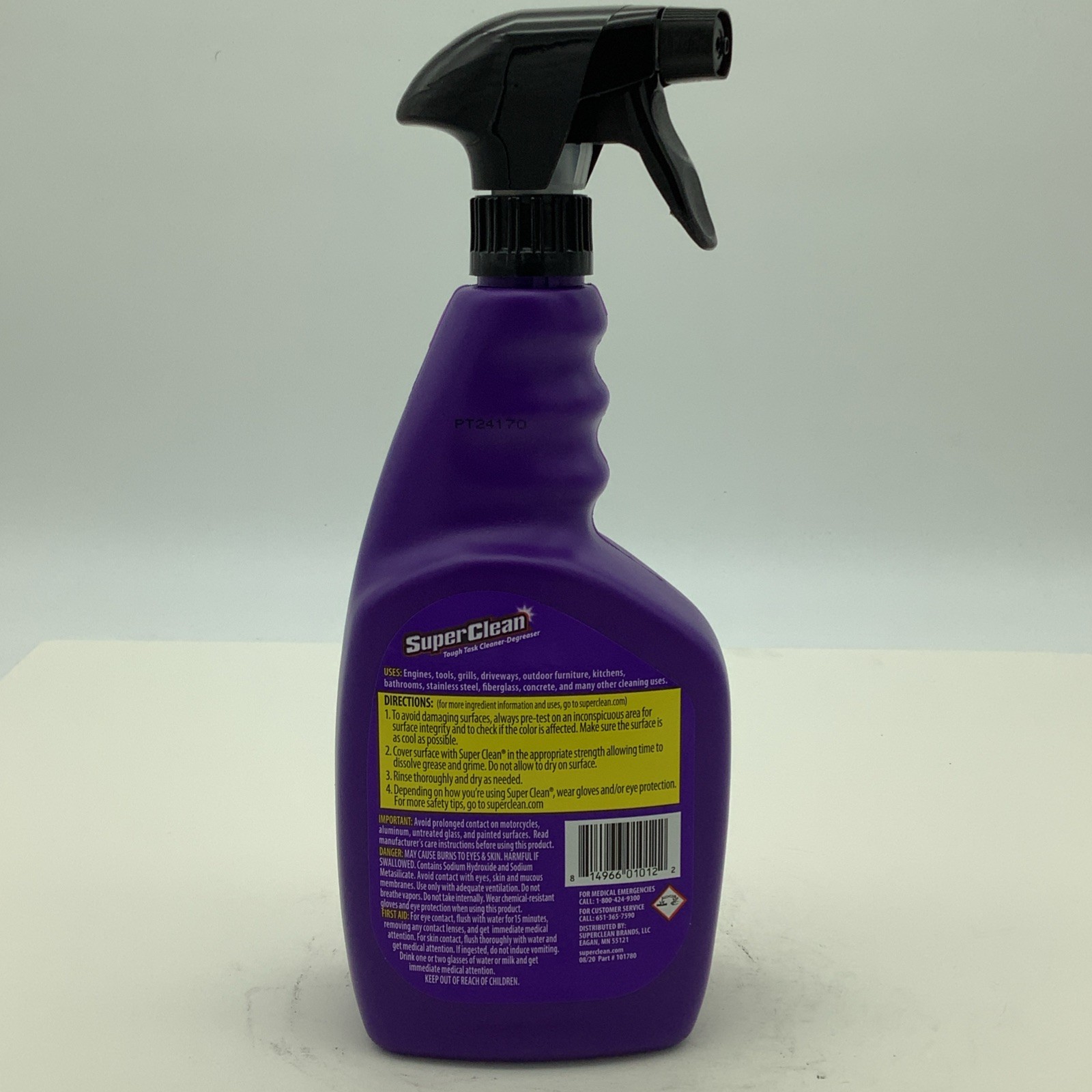 Superclean 101780 Superclean Cleaner/Degreaser, 32 Oz Spray Bottle, Ready To
