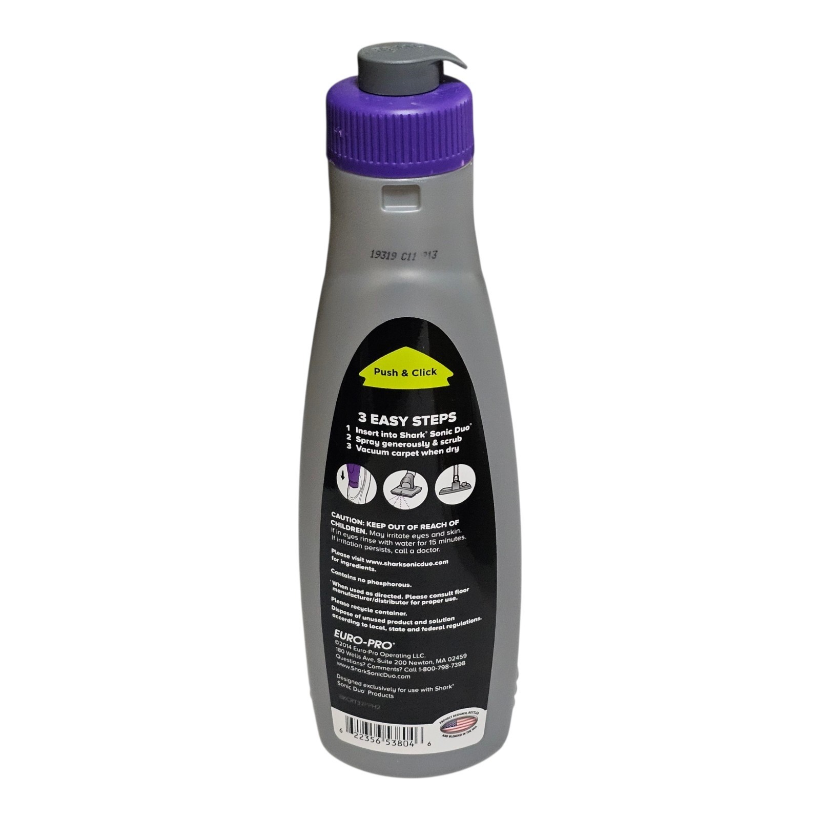 Shark Carpet Buddy No Rinse Carpet Cleaner English Lavender 32oz New, NOT SEALED