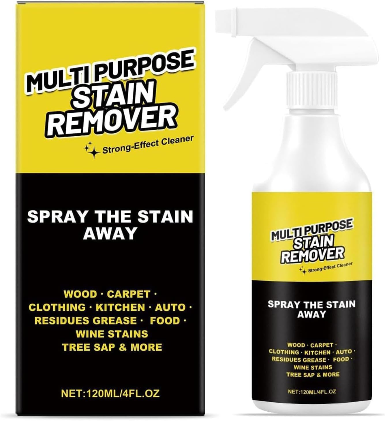 Alienpower Spray, Multi-Purpose Stain Remover, Heavy-Duty All-Surface Cleaner Qu