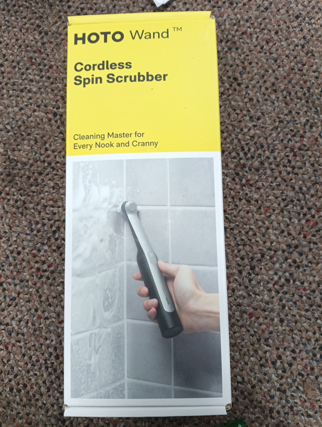 Hoto Wand Cordless Spin Scrubber
