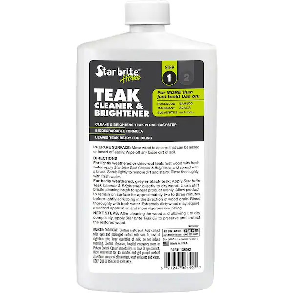 32 oz. Teak Cleaner/Brightener