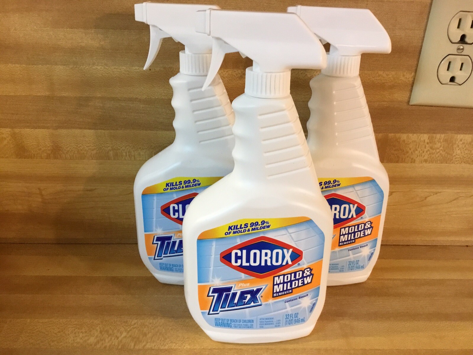 3 Tilex Mold & Mildew Remover (32 Ounces Each)
