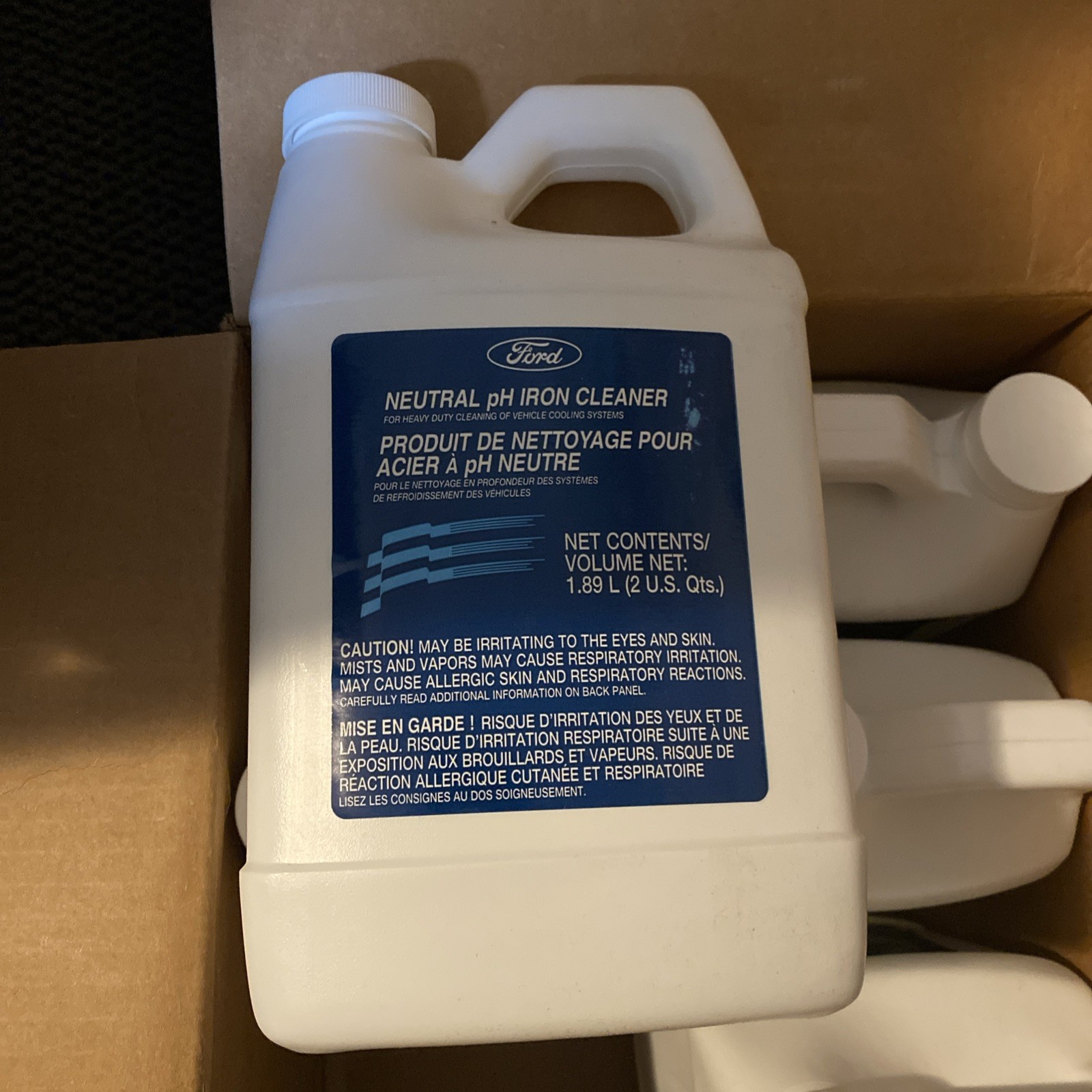 (489) Ford Neutral Ph Iron Cleaner 2 U.s Quarts heavy duty cleaning cooling