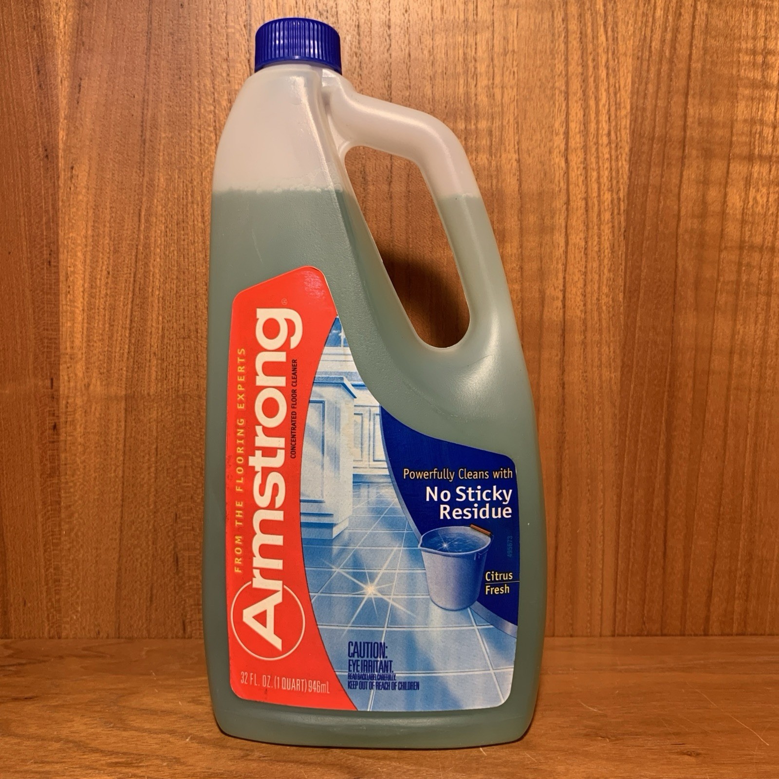 Armstrong Concentrated Floor Cleaner No Sticky Residue SC Johnson 32 Oz Citrus