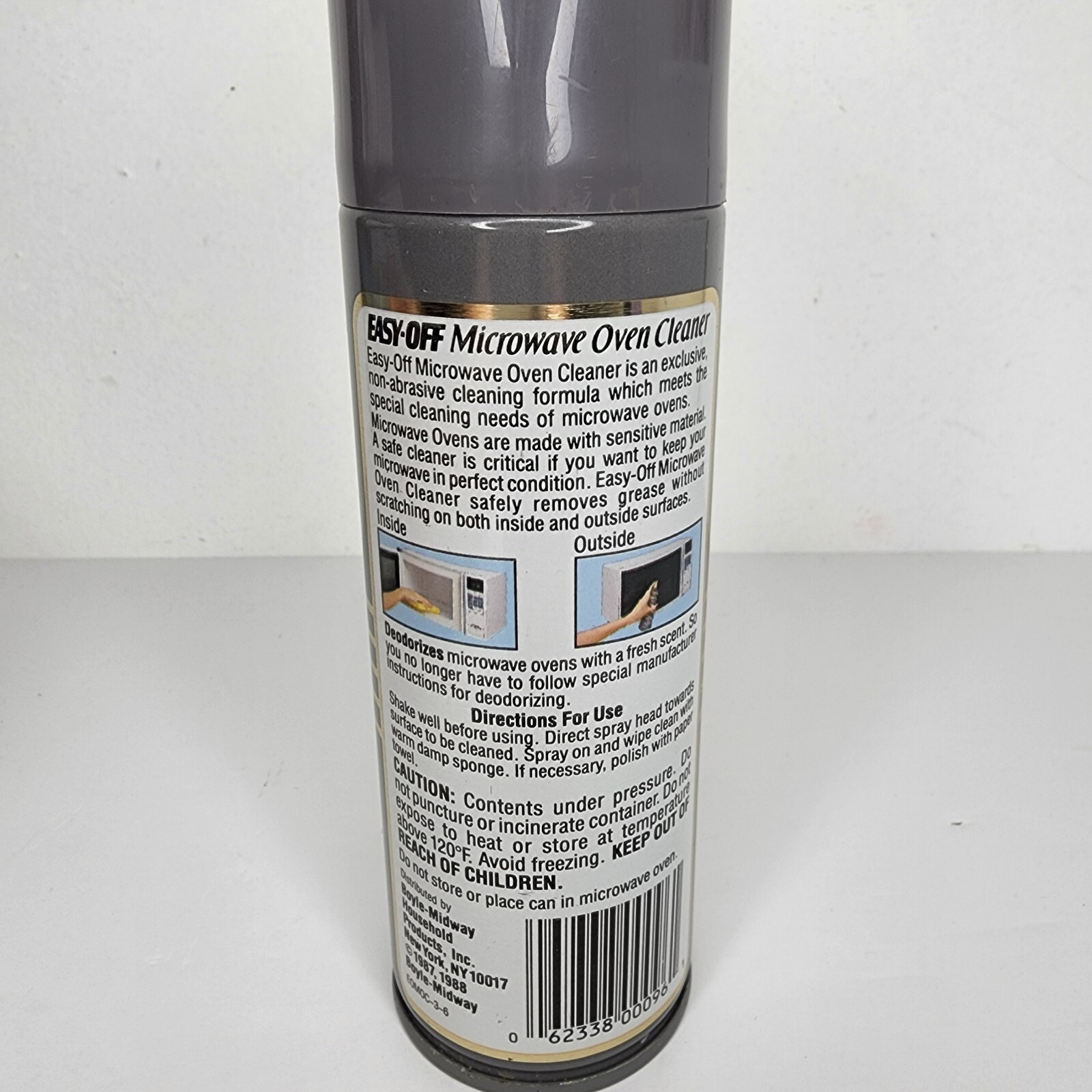 Easy-Off Microwave Oven Cleaner Aerosol Spray Specialty Grease Discontinued