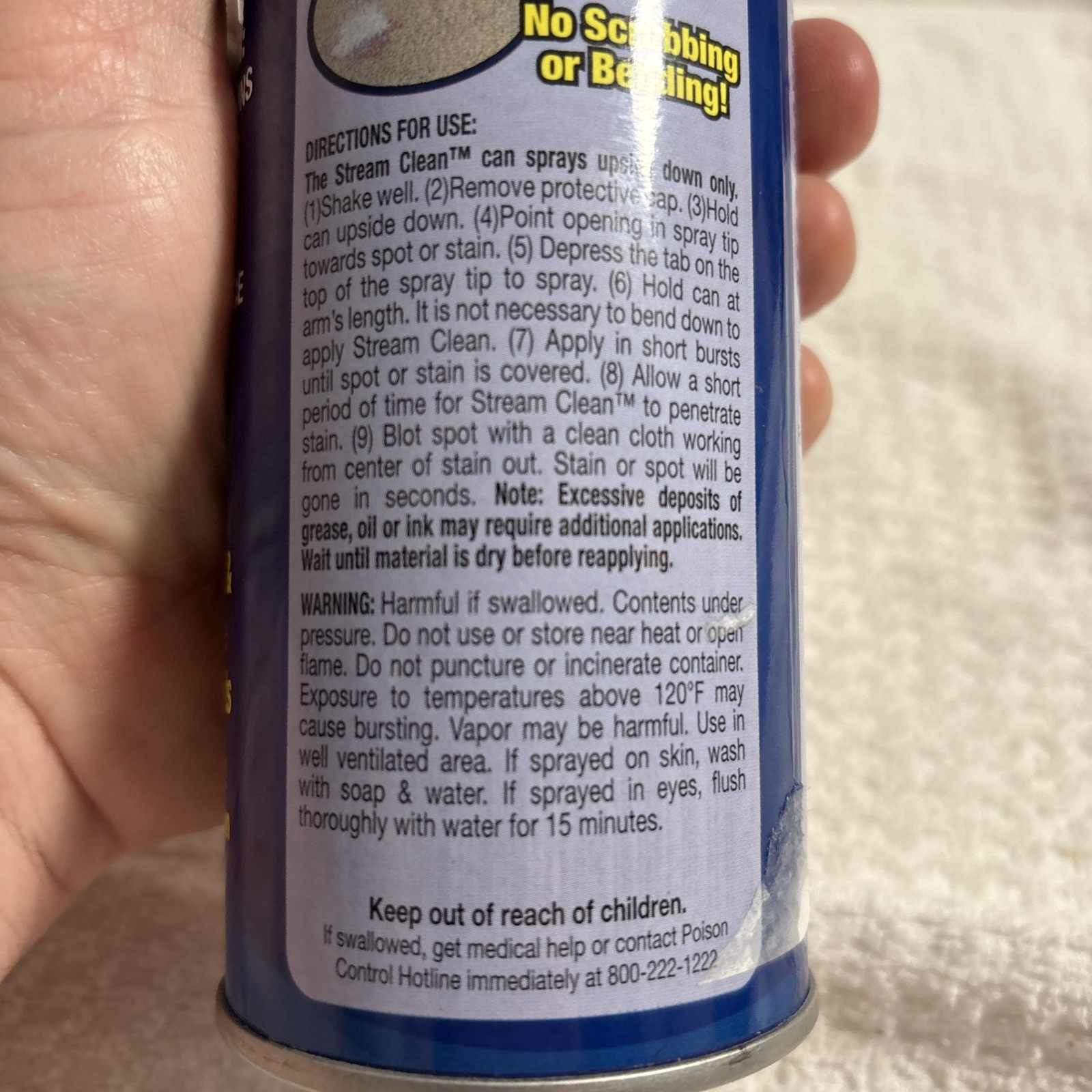 Urine Gone Stream Clean As Seen On Tv Super Rare HTF NOS 18oz