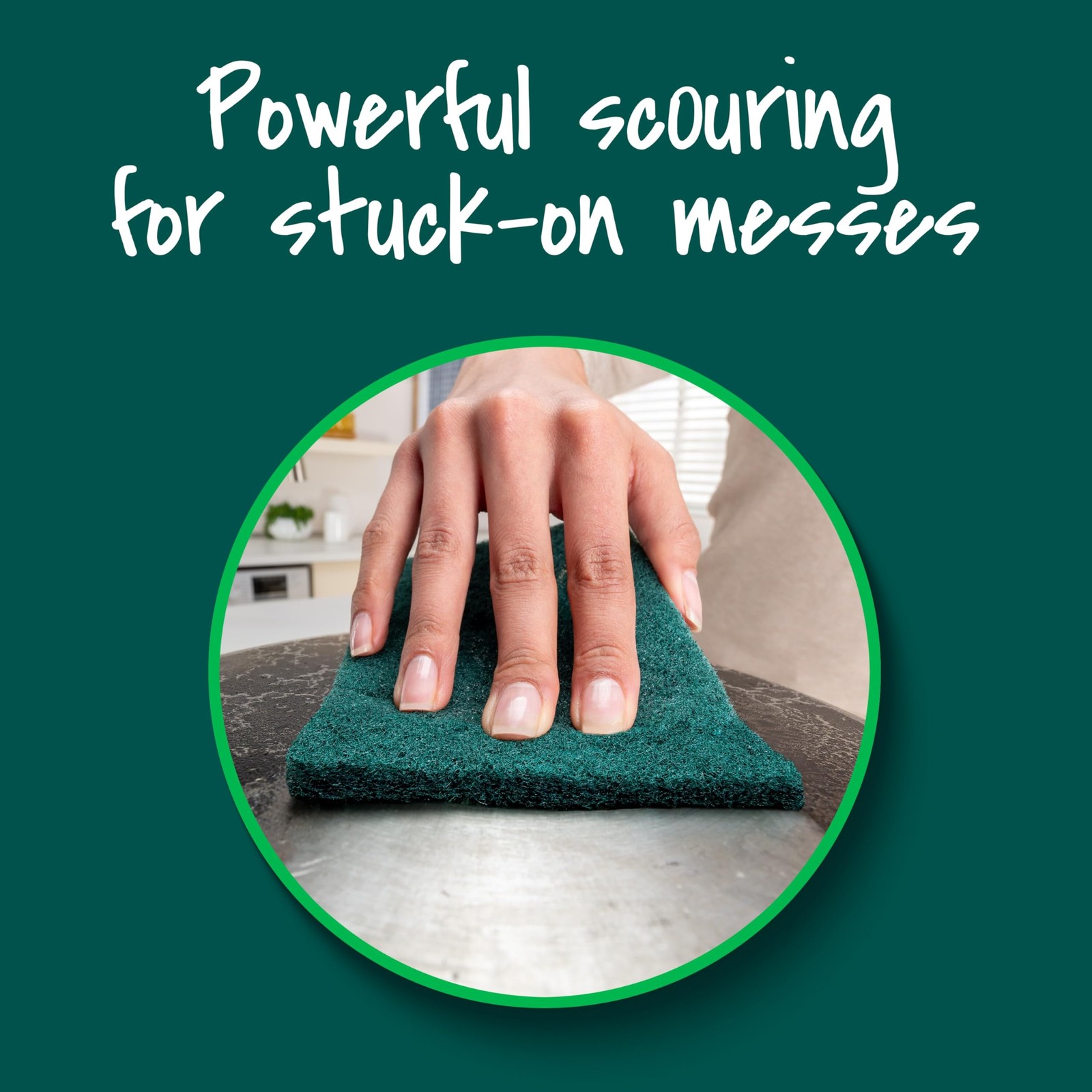 Scotch-Brite Heavy Duty Poly fiber Scouring pad 8 -Pack