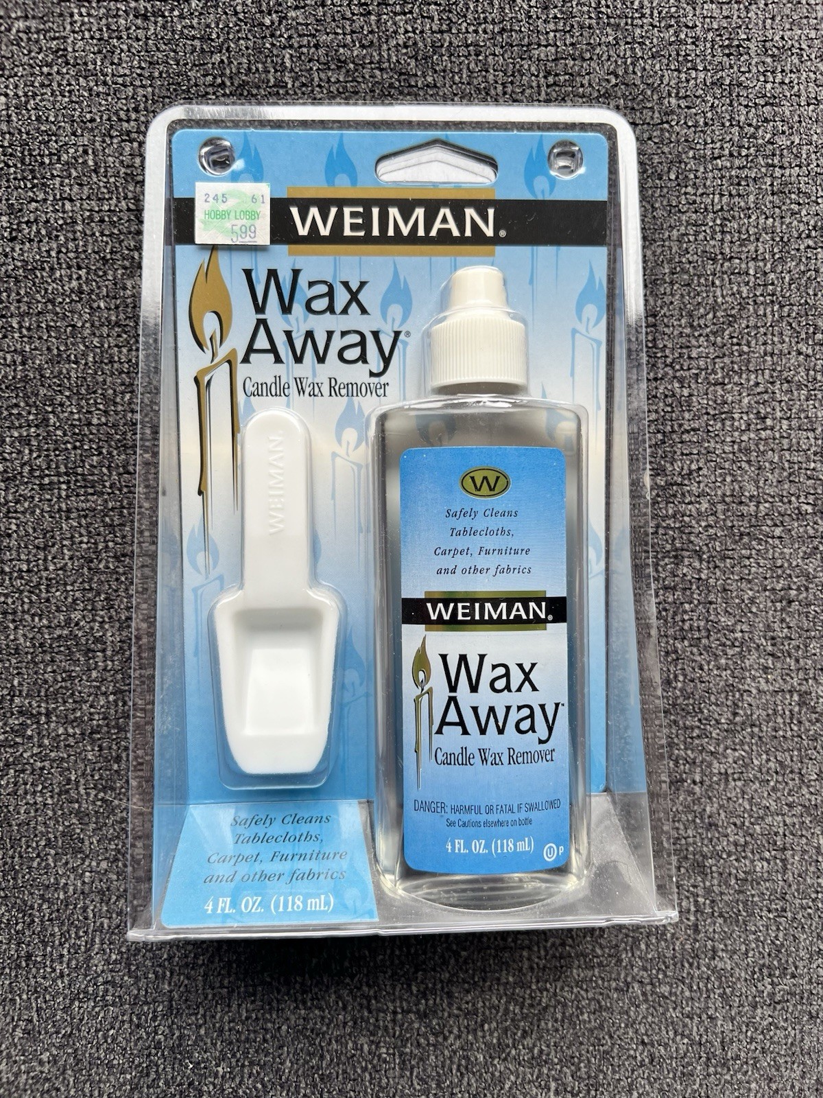 Weiman Wax Away Candle Wax Remover Set 4 Fl. Oz.