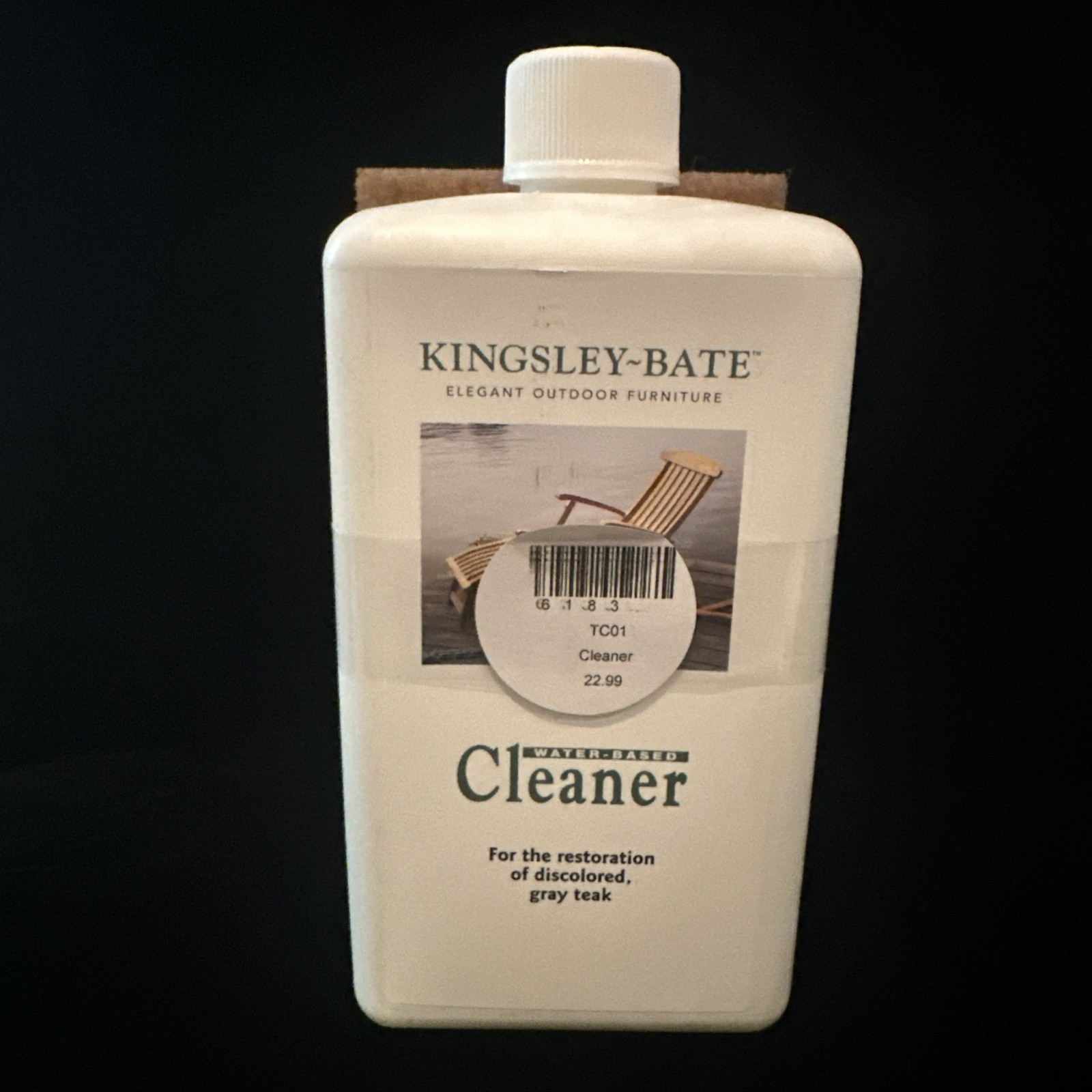 Kingsley Bate Water Based Cleaner for discolored gray teak-33 oz w/scouring pad