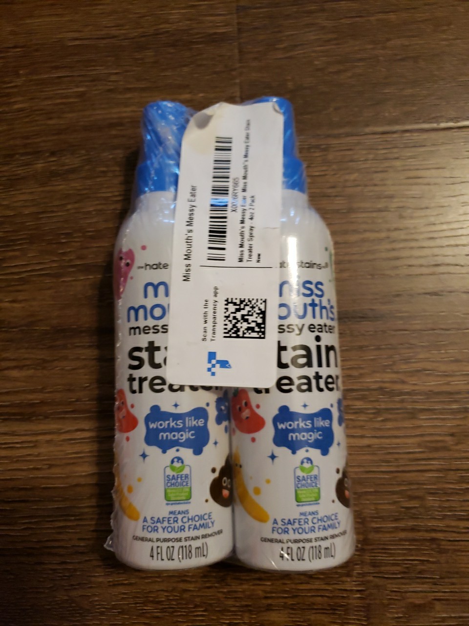 2 Pack- New The Hate Stains Miss Mouth’s Messy Eater Stain Treater – 4oz