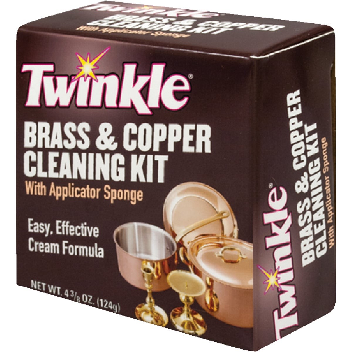 Twinkle 4-3/8 In. Brass & Copper Cleaning Kit 525105 Pack of 12 Twinkle 525105