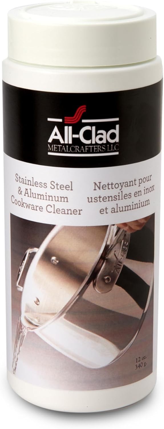 12oz Unscented Cleaner for Stainless Steel & Aluminum – Safe for Cookware
