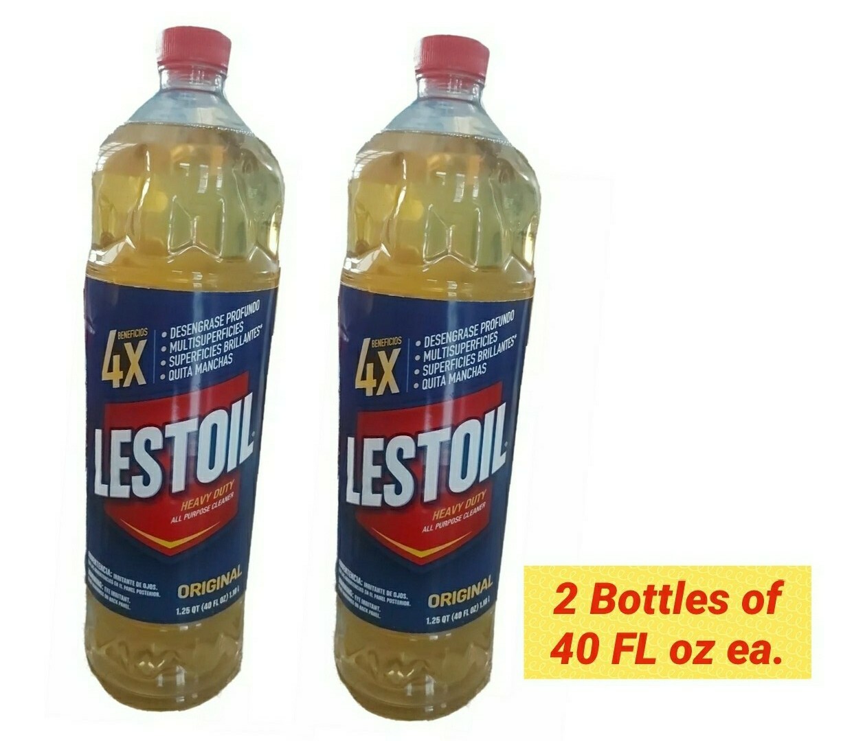 LESTOIL ORIGINAL HEAVY DUTY MULTI-PURPOSE DEGREASER CLEANER (2pks-40FLoz.)