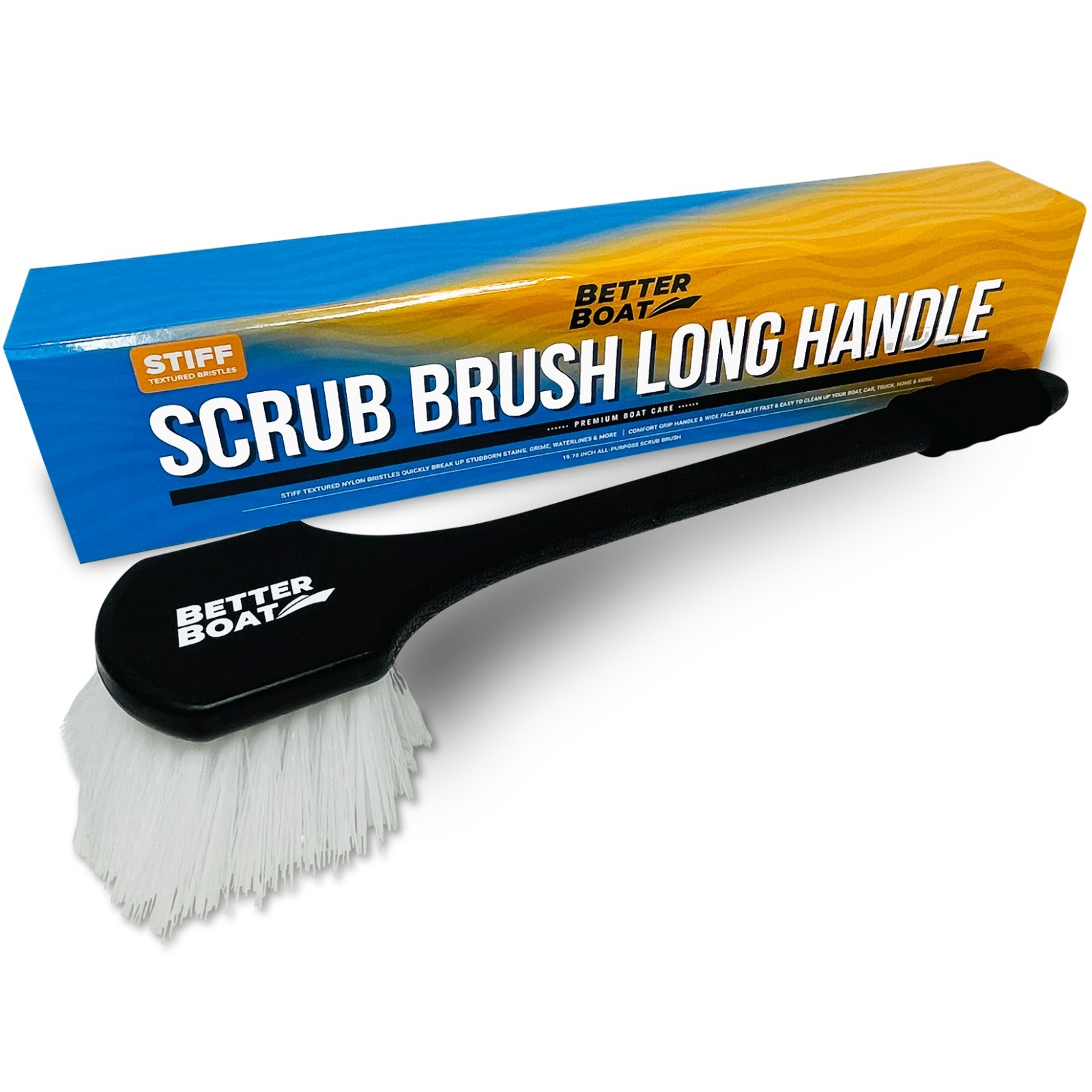 Stiff Hand Scrub Brush Tire Brush Heavy Duty Outdoor Boat Scrub Brush