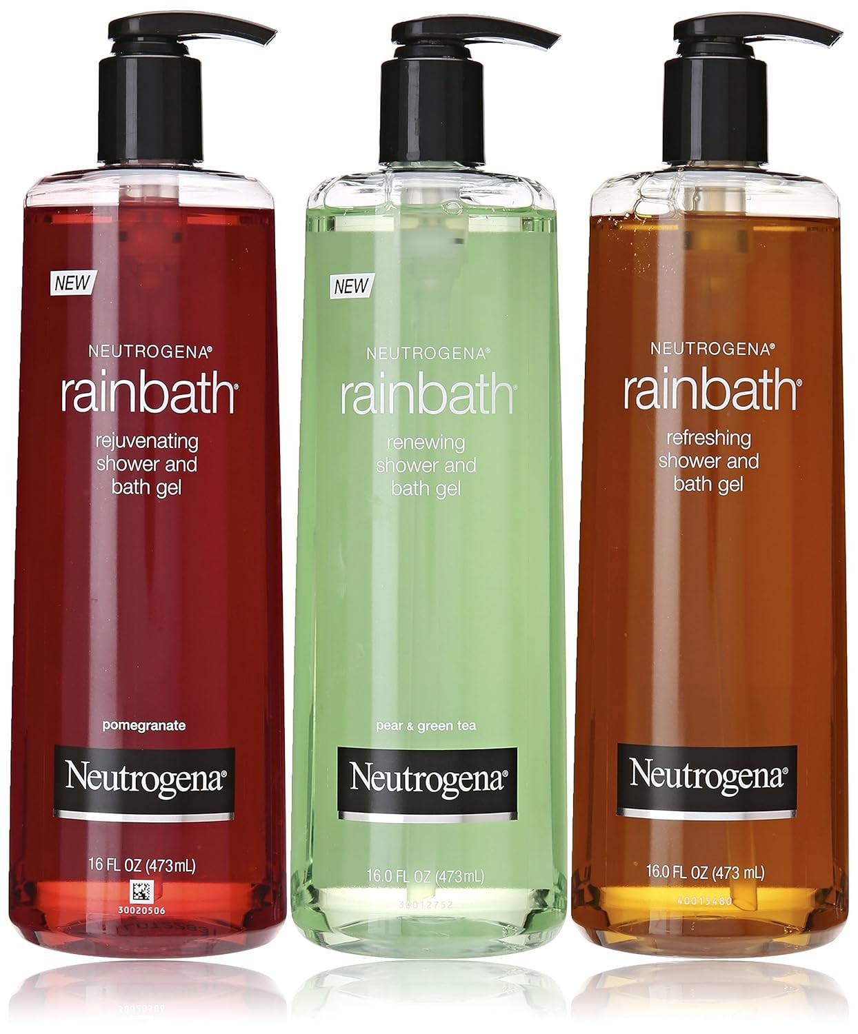 Neutrogena Rainbath Multi-pack of 3, 1 Original Formula, 1 Pomegranate and 1 P