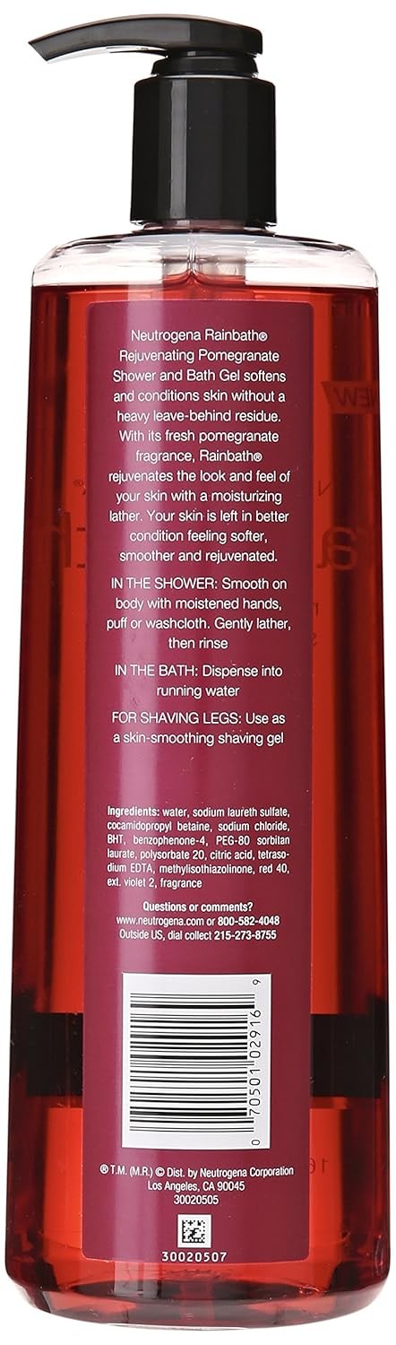 Neutrogena Rainbath Multi-pack of 3, 1 Original Formula, 1 Pomegranate and 1 P