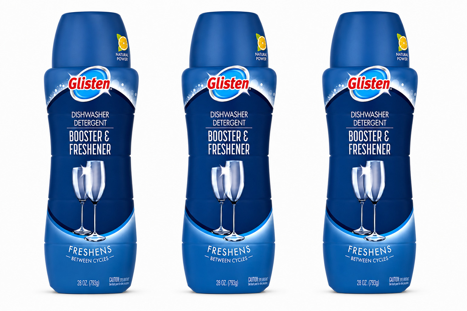 Glisten Dishwasher Detergent Booster & Freshener 28oz Each – PACK OF 3