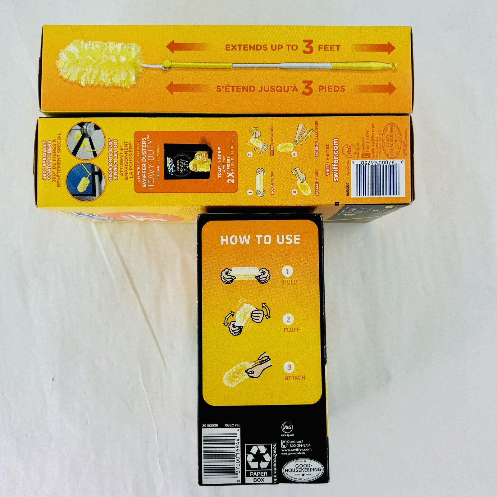Swiffer Dusters Heavy Duty Extendable Handle Dusting Kit 1 Handle Kits