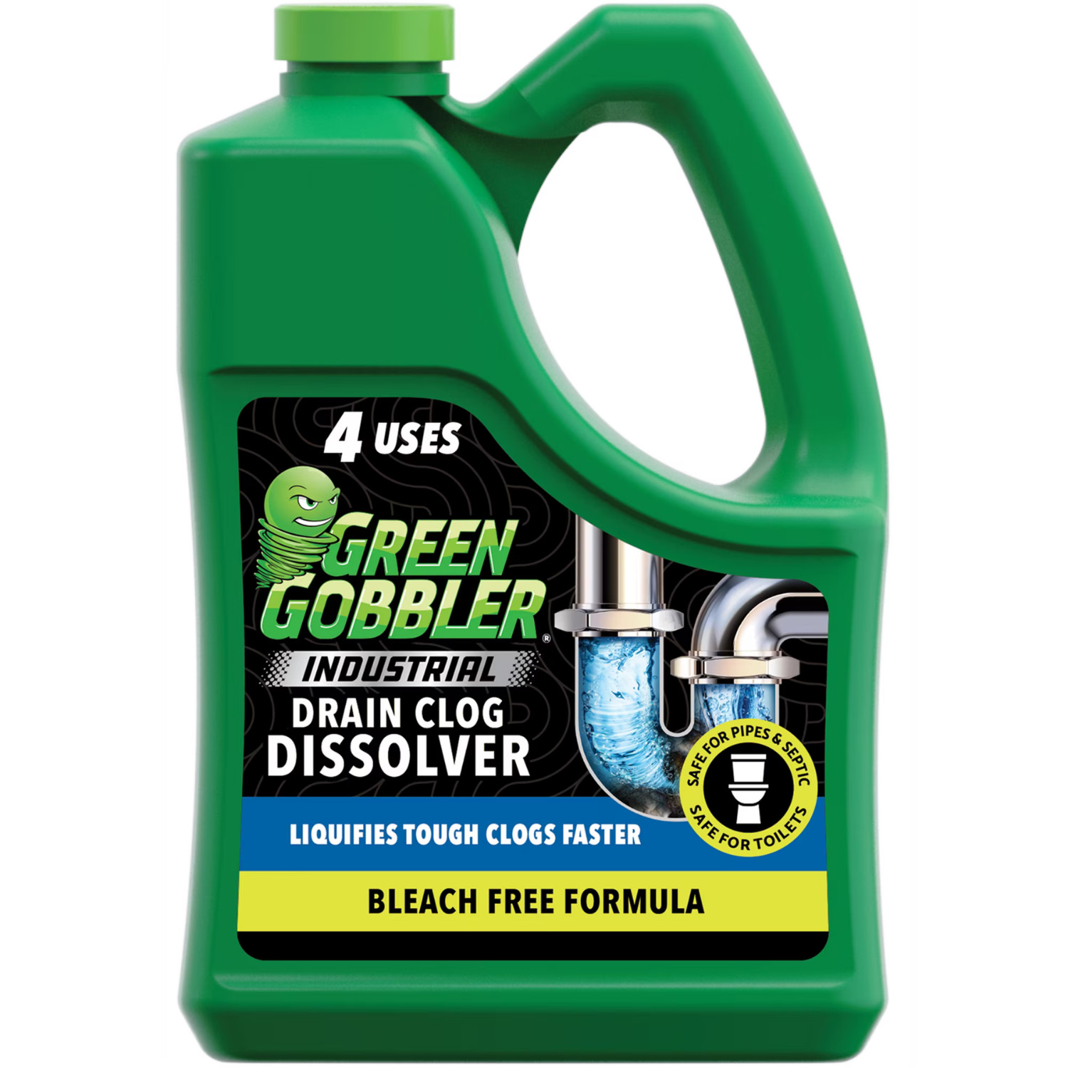 Green Gobbler Industrial Strength Drain Cleaner Gel 64oz, 2 Pack