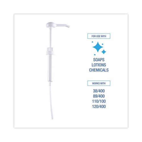 Boardwalk Siphon Pump for 1 gal Bottles, 1 oz Output, 12″ Tube, Plastic, 3/Pack