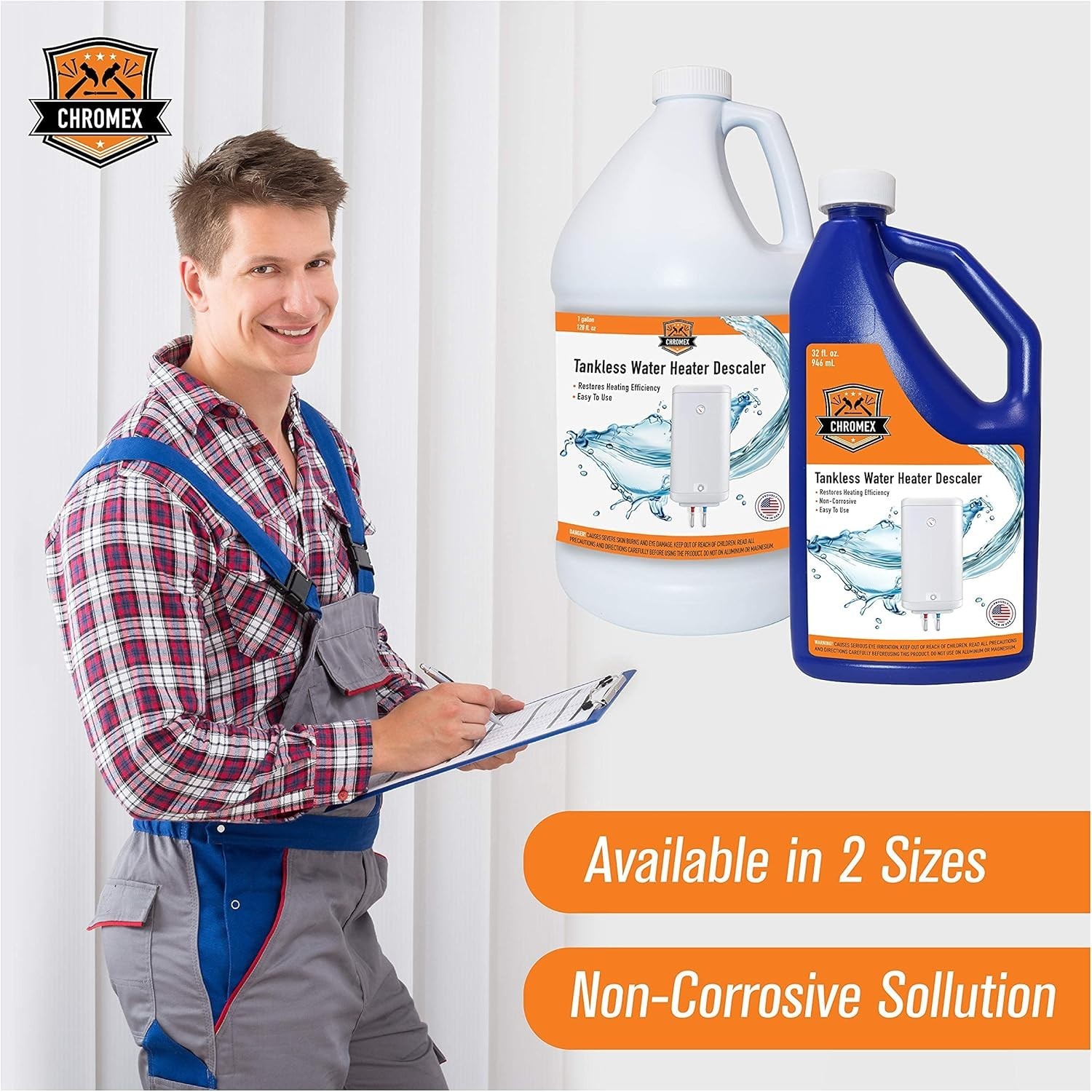 Tankless Water Heater Descaling Solution | Highly Effective Descaler – 6 Quart