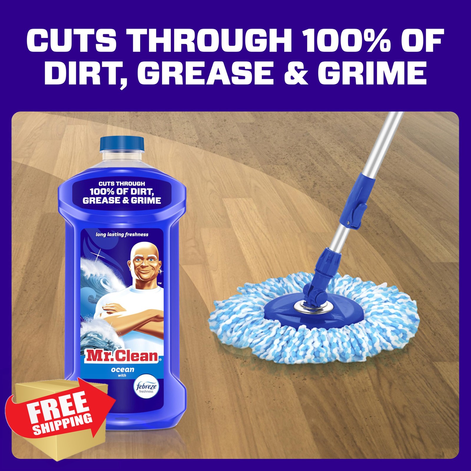Mr. Clean All Purpose Cleaner Ocean 41oz Mop Soap