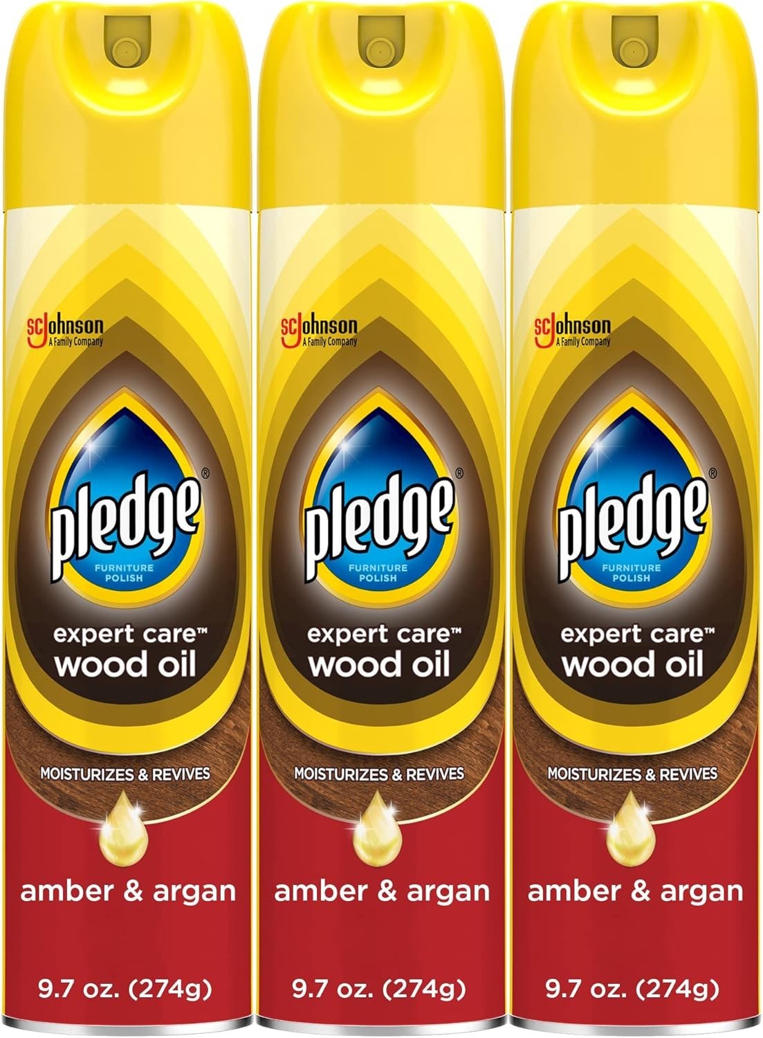 3 Pack Moisturizing Wood Oil Furniture Reviving Spray 9.7oz