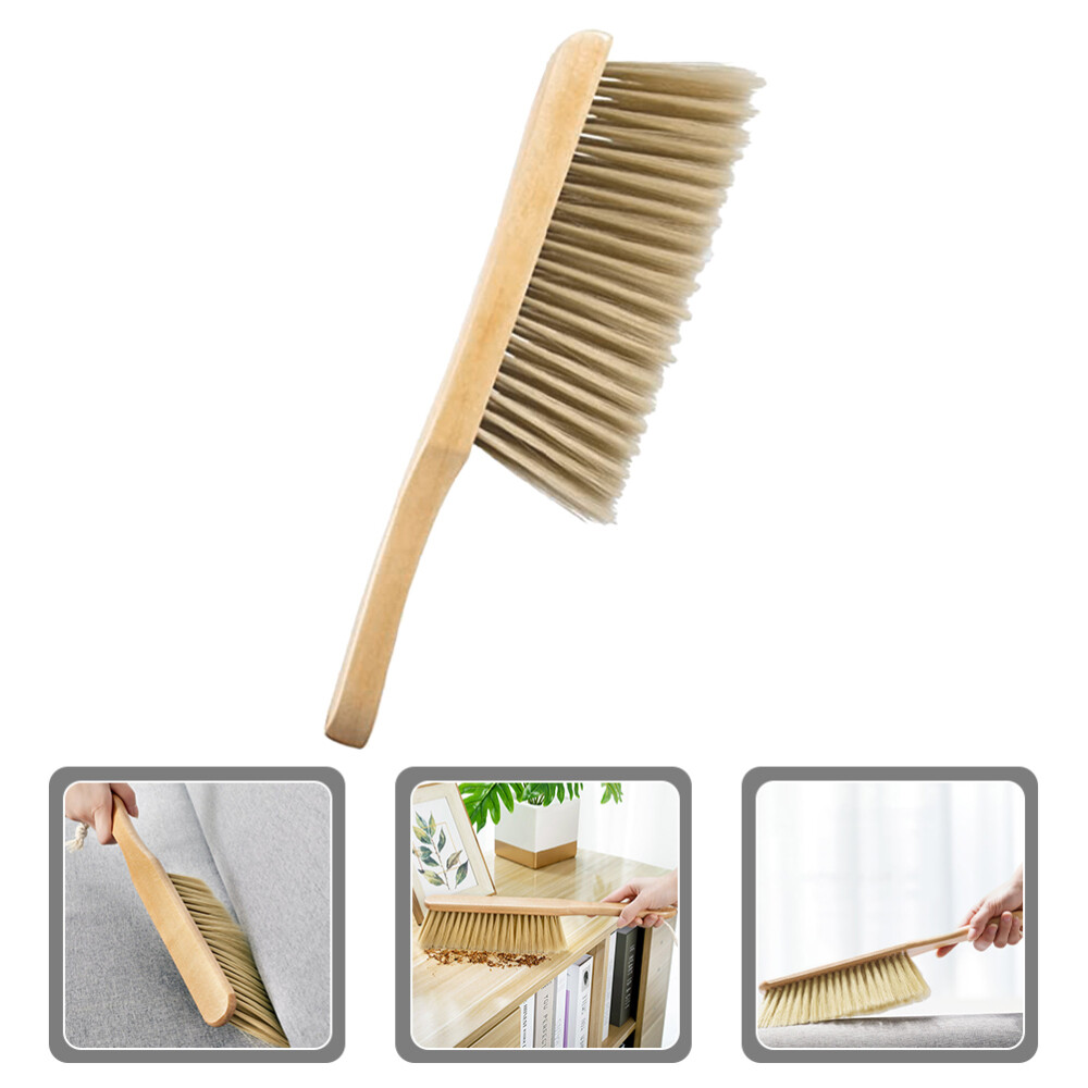 Wooden Bed Brush Woodworking Drafting Soft Dusting Fireplace Cleaning