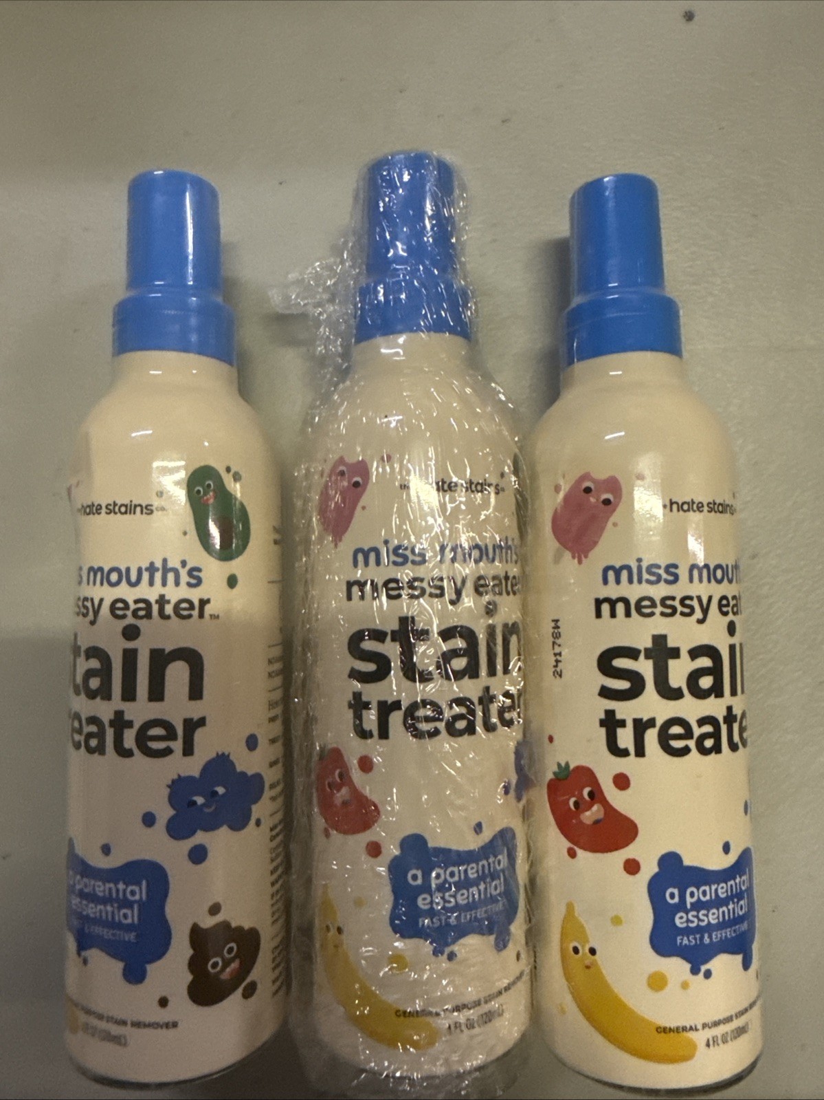 The Hate Stains Co. Miss Mouth’s Messy Eater Stain Treater – 4 fl oz 3 Pack