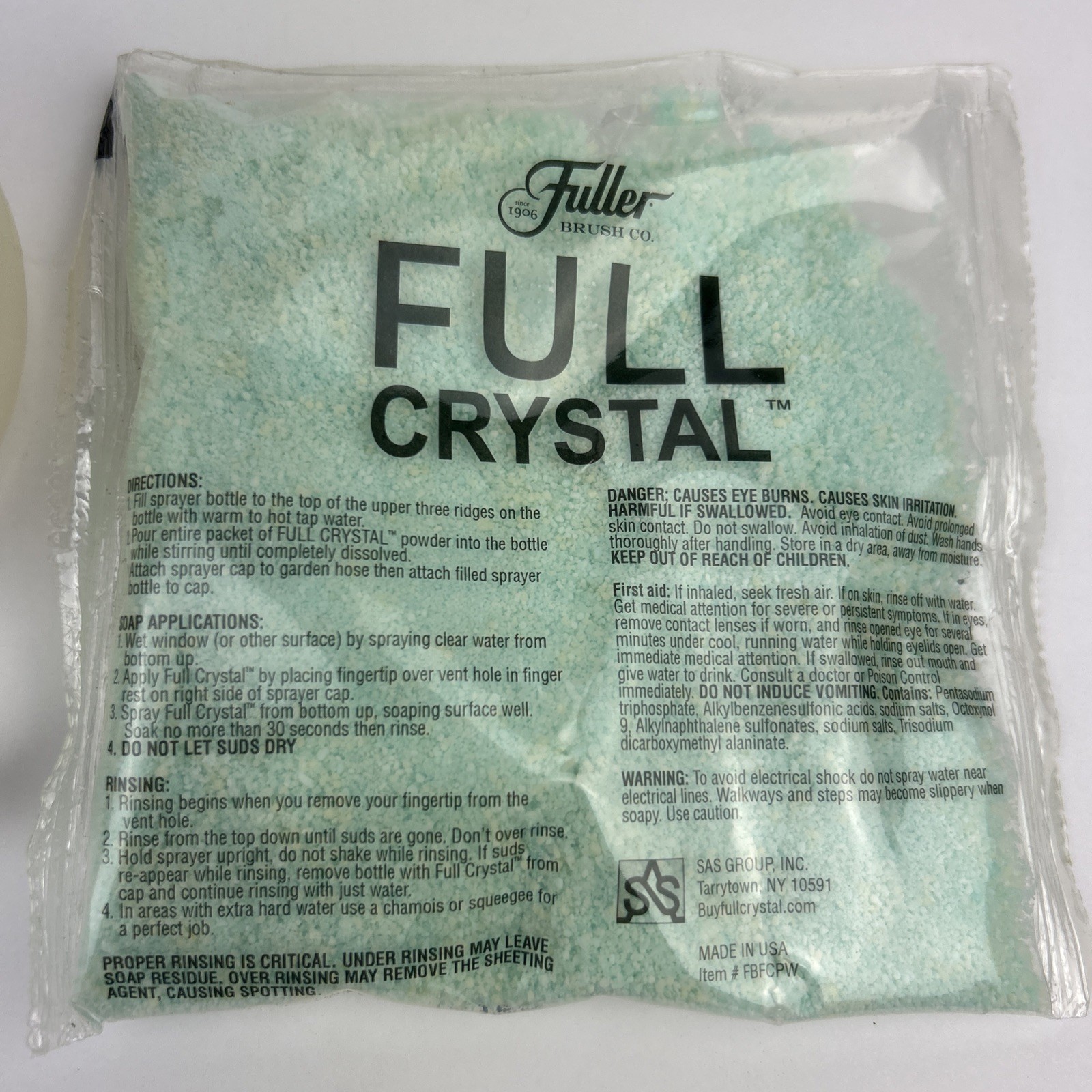 Full Crystal Window Cleaning Kit – 4 oz Glass 4 Ounce (Pack of 1) Window Sprayer