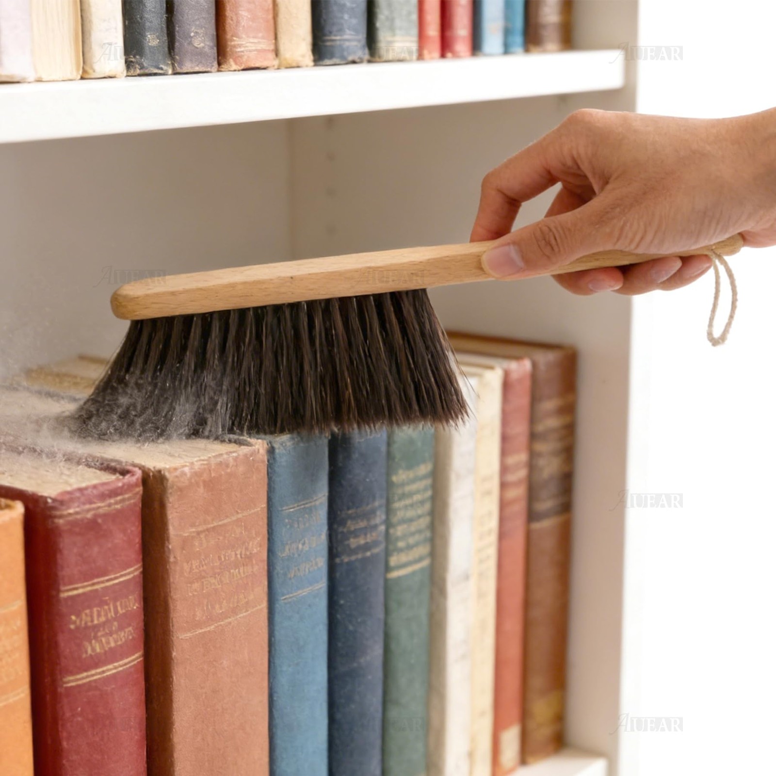 Wood Dusting Brush Cleaning Duster 11.4 Inches Fiber Bench Brushes for Home