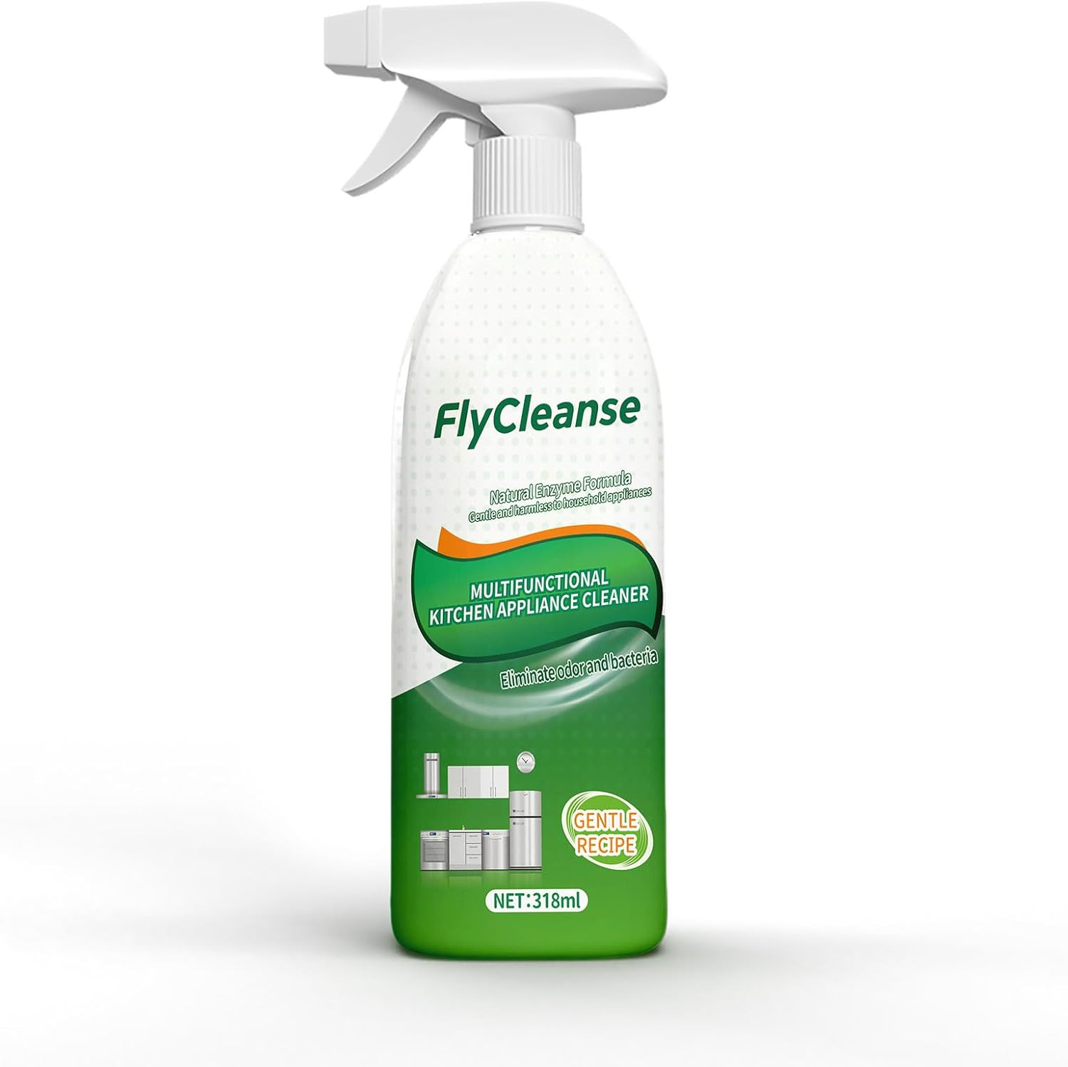 Ion Kitchen Cleaner Stain Remover Spray, Kitchen Multi-Purpose Foam Cleaner Spra