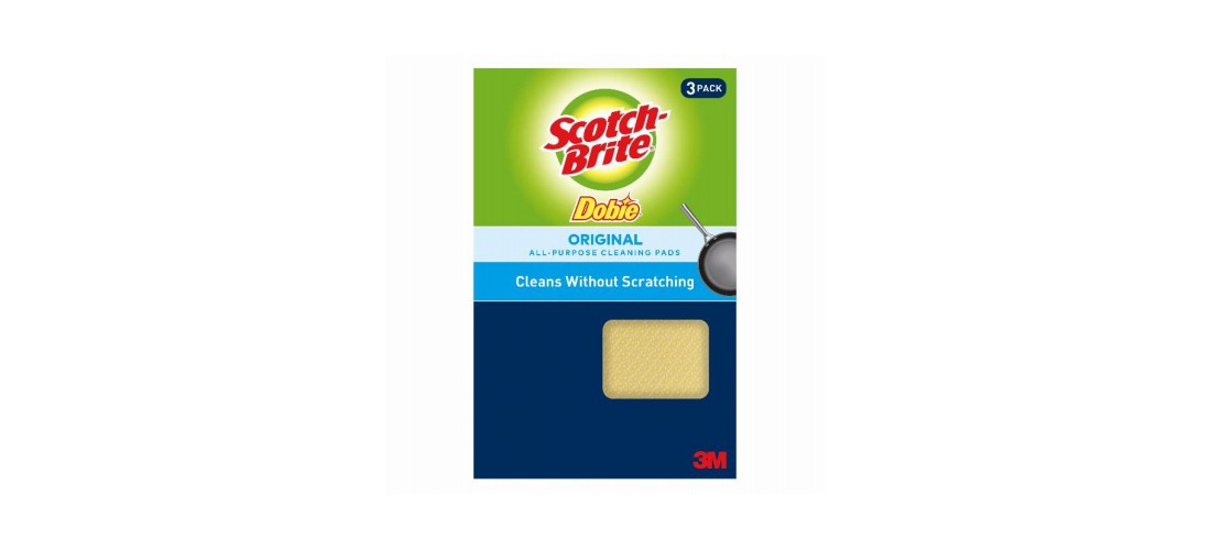 Scotch-Brite 723-2F Cleaning Pad Medium Duty For All Purpose 4.3″ L Yellow
