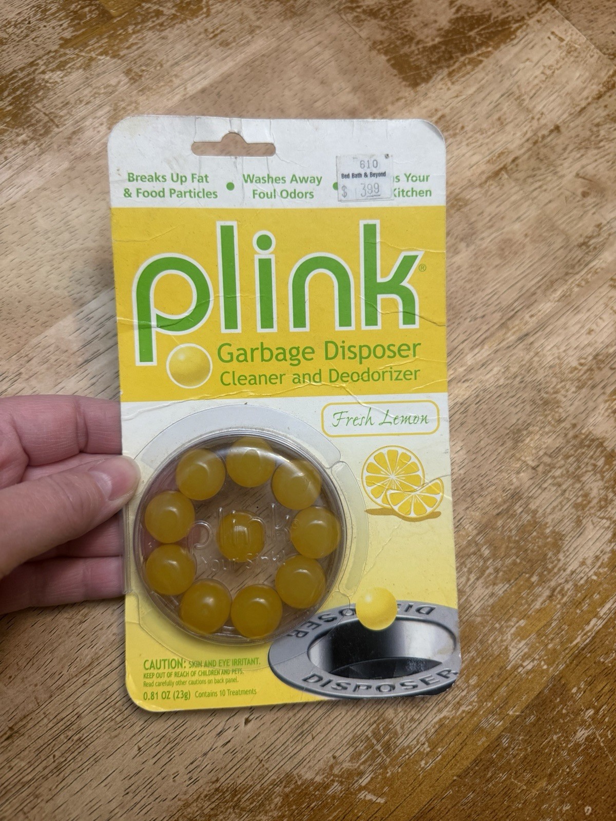 Plink Lemon Scent Garbage Disposal Sink Cleaner Deodorizer 10 Pack New