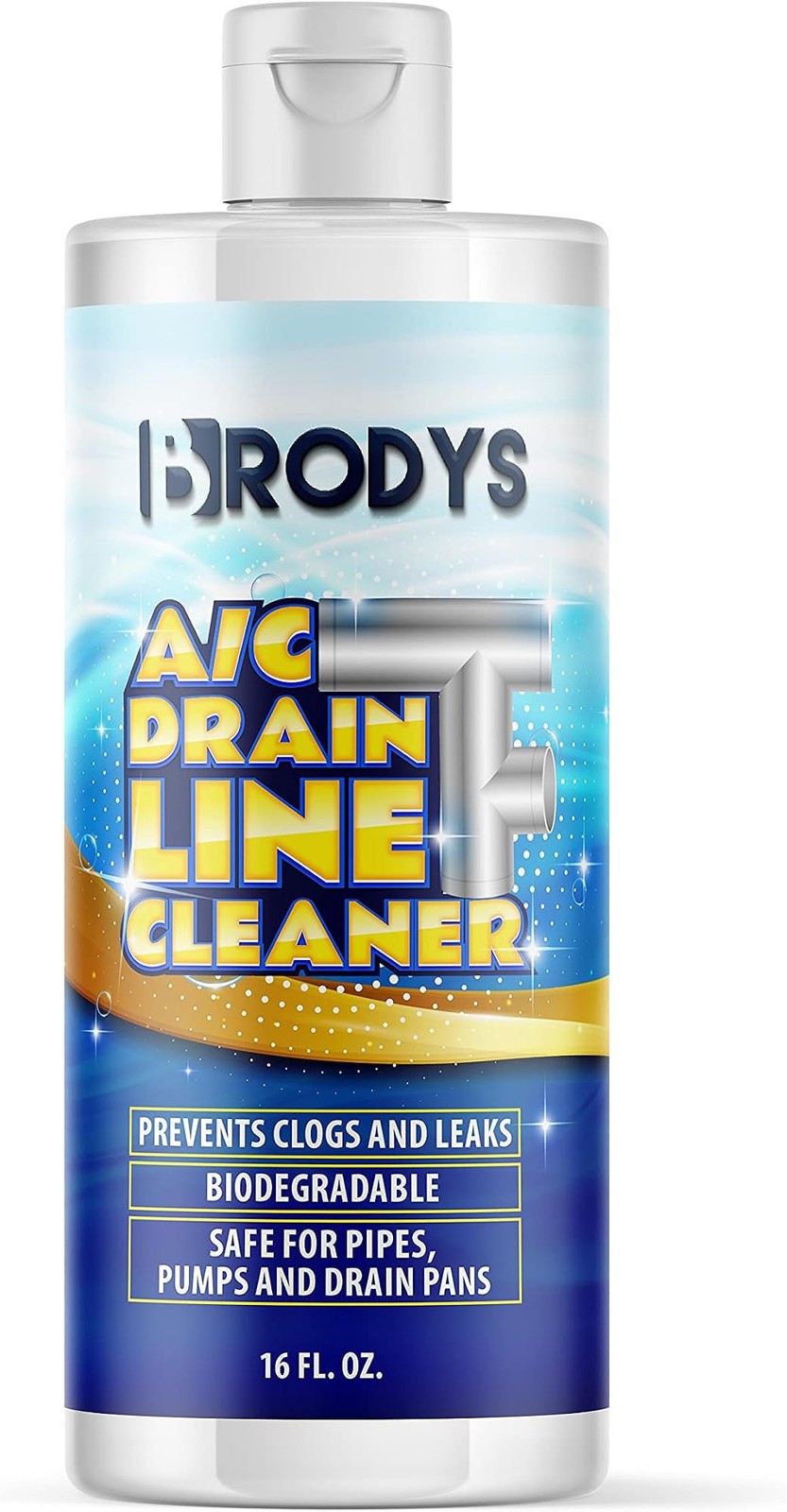 Brodys – A/C HVAC Drain Line Cleaner, 16oz Bottle, 2 MONTH SUPPLY, (Great to …