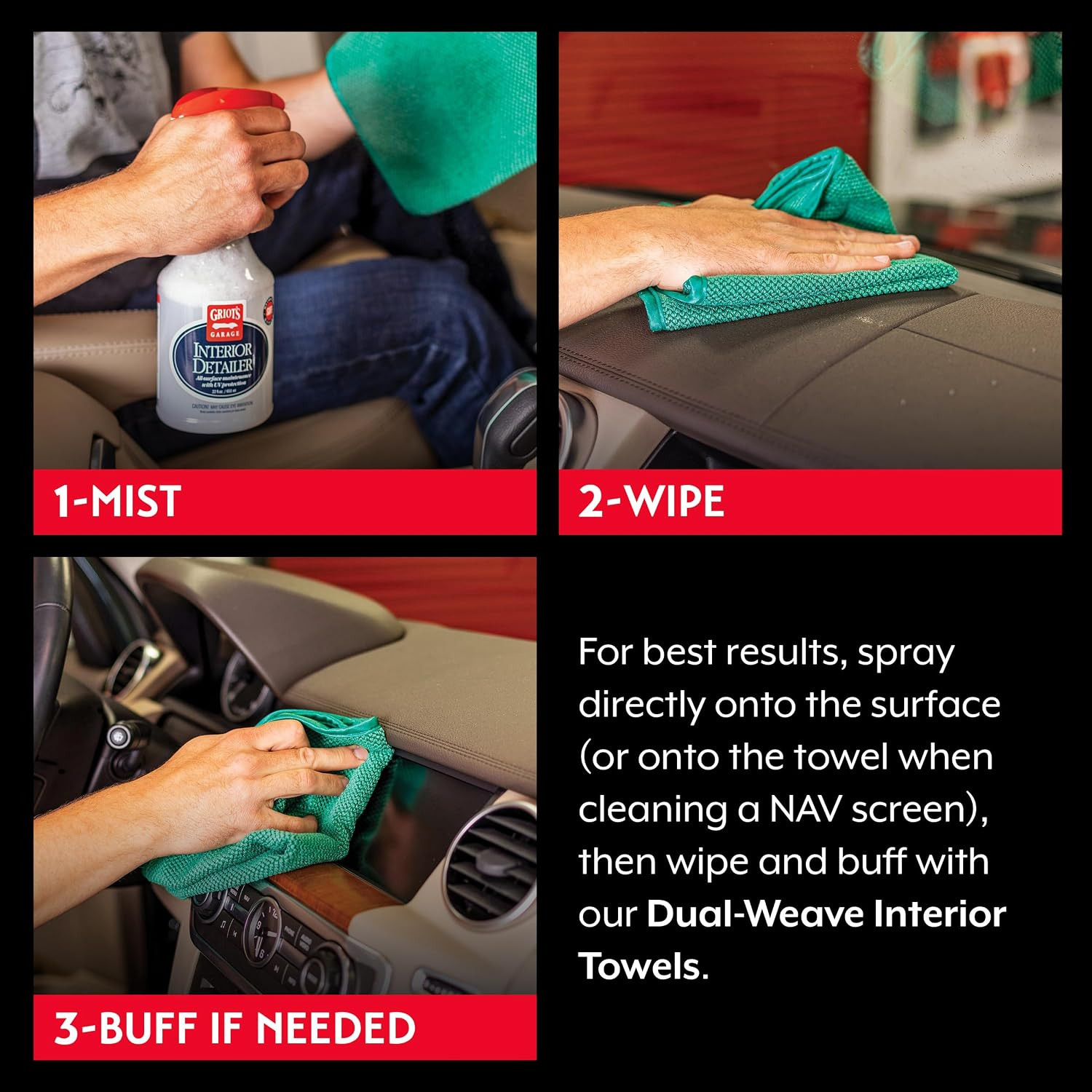 Interior Detailer, Light-Duty Car Cleaner for All Surfaces, Including Vinyl, …