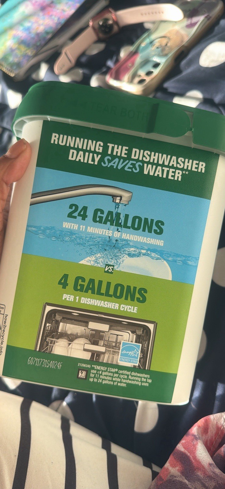 Cascade Free & Clear Dishwasher Detergent ActionPacs Pods, Unscented, 47 ct