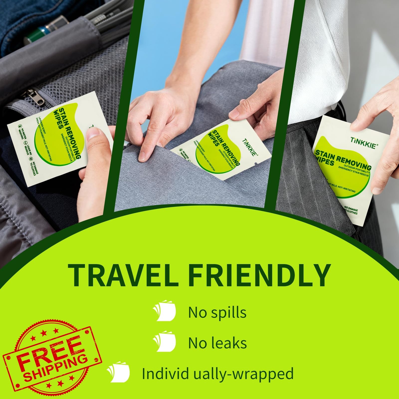 TiNKKiE 26 Stain Remover Wipes