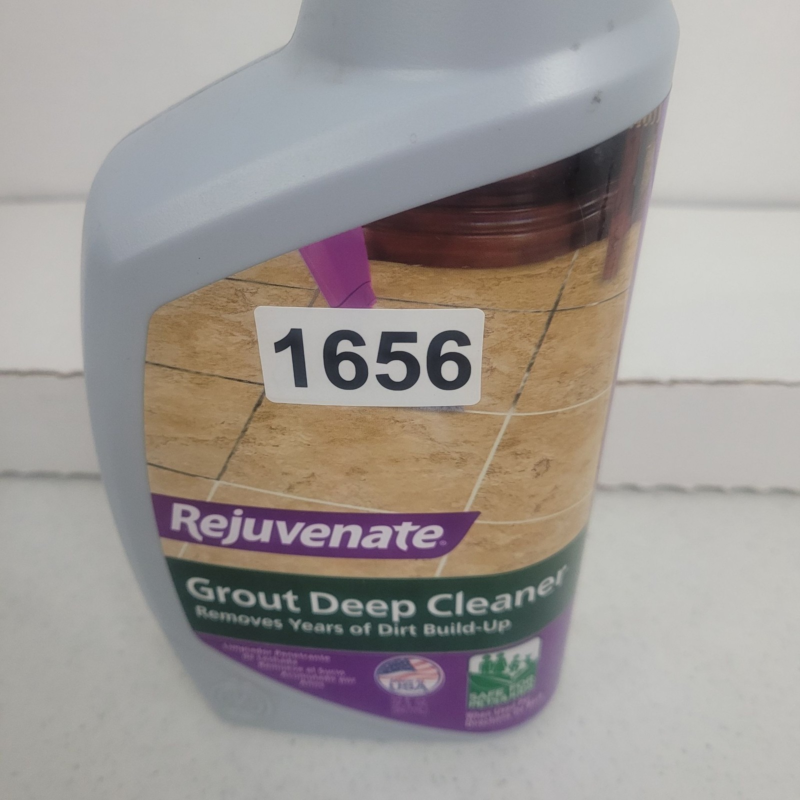 Rejuvenate Grout Deep Cleaner Removes Dirt Build-Up 32oz Safe for Pets and Kids